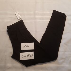 SO girls size 12 or large black leggings new